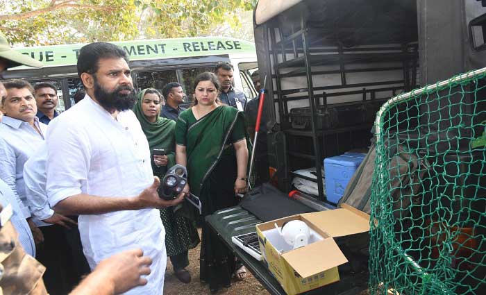 మనుషులకీ వన్య ప్రాణులకీ మధ్య సంఘర్షణ నివారణకు ‘హనుమాన్’-ఉపముఖ్యమంత్రి