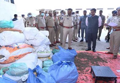 రూ.20 కోట్ల విలువైన 4,100 కేజీల గంజాయిని తగుల పెట్టిన అధికారులు