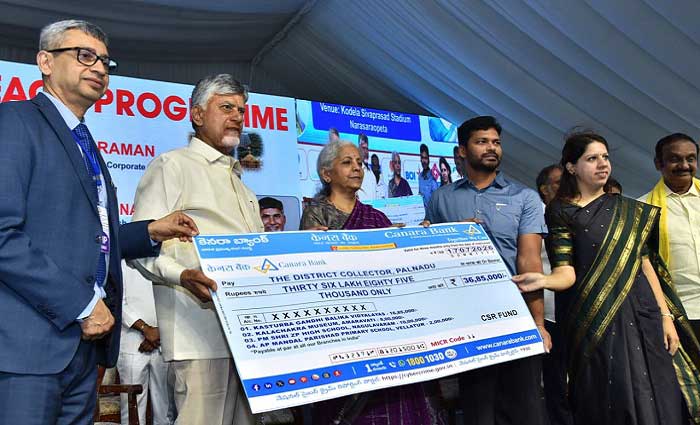 సంక్షోభంలో ఉన్న రాష్ట్రానికి నిర్మాలాసీతారామన్ సహకారం-సీ.ఎం చంద్రబాబు