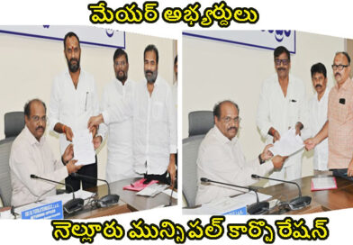 నామినేషన్లు దాఖలు చేసిన కూటమి, వైసీపీ మేయర్ అభ్యర్దులు