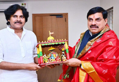 ఉప ముఖ్యమంత్రి పవన్ కళ్యాణ్ తో మధ్యప్రదేశ్ ముఖ్యమంత్రి మోహన్ యాదవ్ భేటీ