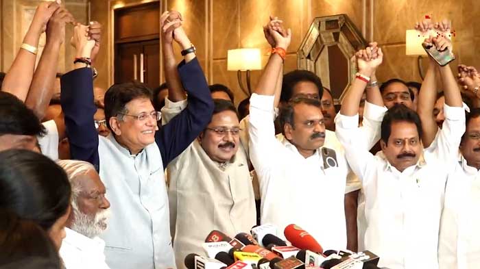 మళ్లీ ఎన్డీయే కూటమిలో చేరిన టీటీవీ దినకరన్