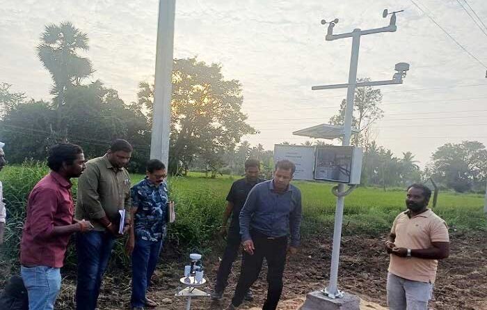 జిల్లాలో 9 నూతన ఆటోమెటిక్ వెదర్ స్టేషన్లను ఏర్పాటు-కలెక్టర్ హిమాన్షు శుక్ల