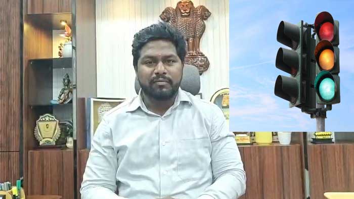 మంగళవారం నుంచి ట్రాఫిక్ సిగ్నల్స్ అమలు-చలనాలు ఆటోమేటిగ్గా నమోదు-కమీషనర్