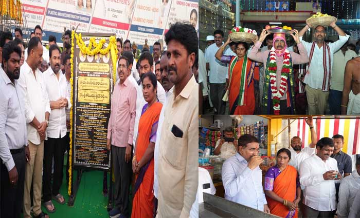 హరనాథపురం సర్కిల్‌లో ‘సూర్య నమస్కార’ ప్రతిమల ఆవిష్కరణ-మంత్రి నారాయణ