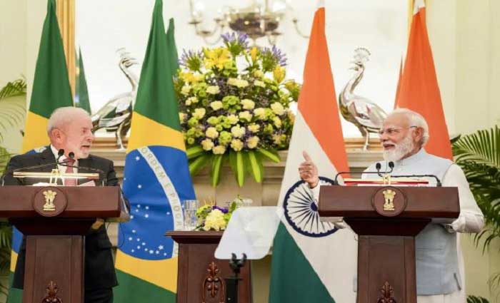 భారత్, బ్రెజిల్ దేశాలు కలిసి పనిచేస్తే ‘గ్లోబల్ సౌత్’ మరింత బలోపేతం-ప్రధాని మోదీ