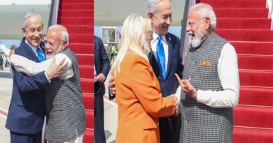 ప్రధాని మోదీకి సతీసమేతంగా ఘన స్వాగతం పలికిన ఇజ్రాయెల్ ప్రధాని బెంజమిన్
