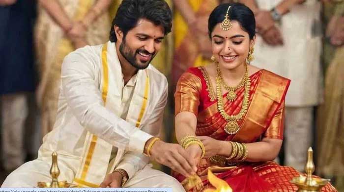 మూడు ముళ్ల బంధంతో ఒకటైయిన విజయ్‌, రష్మికలు