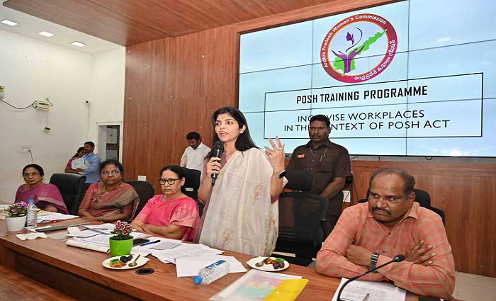 పని చేసే ప్రదేశాలలో మహిళలపై లైంగిక వేధింపులు-రాష్ట్ర మహిళా కమీషన్ చైర్ పర్సన్