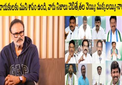 వైసీపీ నాయకులకు ముని శాపం ఉంది, వారు నిజాలు చెబితే,తల వెయ్యి ముక్కలయ్యి-నాగాబాబు 