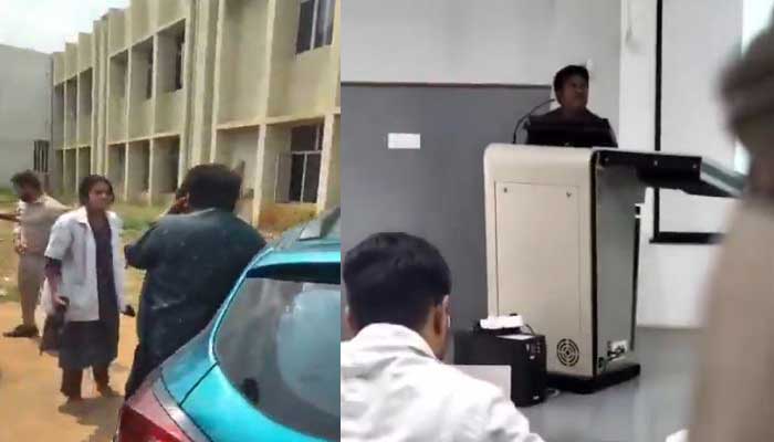 ప్రేమ పేరుతో వేధింపులు-మెడికల్ కాలేజీలో ప్రోఫసర్ కు చెప్పు దెబ్బలు ప్రేమ పేరుతో వేధింపులు-మెడికల్ కాలేజీలో ప్రోఫసర్ కు చెప్పు దెబ్బలు