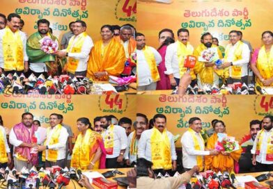 పార్టీ కోసం అహర్నిసలు కష్టపడిన కార్యకర్తలను సన్మానించిన మంత్రి నారాయణ