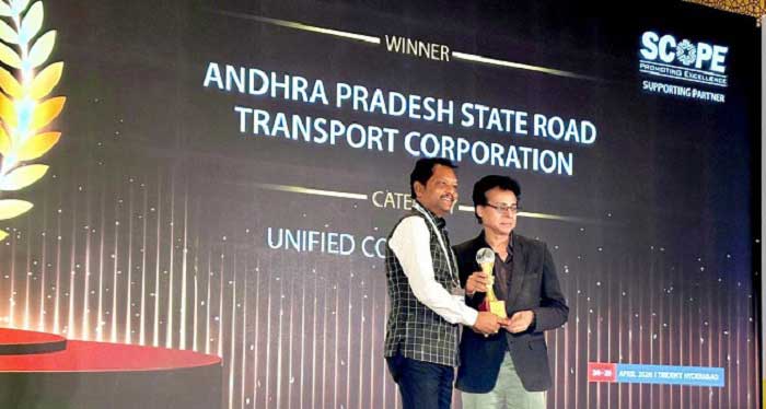 మరో జాతీయ అవార్డు కైవసం చేసుకున్న APSRTC
