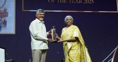 బెస్ట్ రిఫార్మర్ ఆఫ్ ద ఇయర్-2025 అవార్డును అందుకున్న చంద్రబాబు