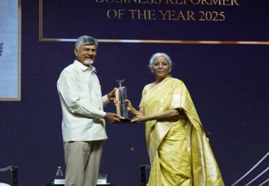 బెస్ట్ రిఫార్మర్ ఆఫ్ ద ఇయర్-2025 అవార్డును అందుకున్న చంద్రబాబు