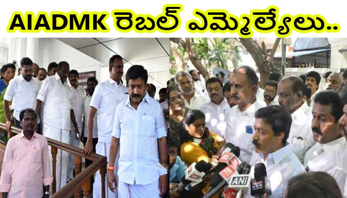 నిలువునా చీలిపోయిన AIADMK ఎమ్మేల్యేలు-TVKపార్టీకి మద్దతూ