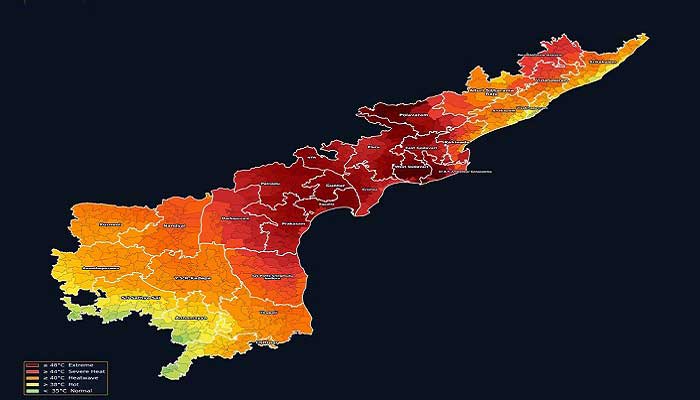 ఆదివారం చిట్యాల (తూర్పుగోదావరి) 48.3°C నమోదు