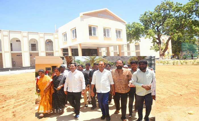 మూలాపేట డీఎస్ఆర్ హైస్కూల్ రాష్ట్రానికే ఆదర్శంగా నిలవాలుస్తుంది-మంత్రి నారాయణ