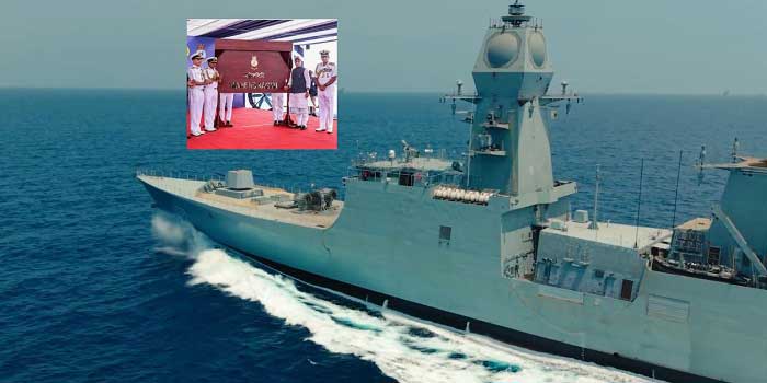 బరాక్, బ్రహ్మోస్ క్షిపణి వ్యవస్థలతో INS మహేంద్రగిరి యుద్ధనౌక-రక్షణ మంత్రి రాజ్నాథ్ సింగ్ బరాక్, బ్రహ్మోస్ క్షిపణి వ్యవస్థలతో INS మహేంద్రగిరి యుద్ధనౌక-రక్షణ మంత్రి రాజ్నాథ్ సింగ్