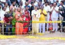 కృష్ణాజలాలకు జలహారతితో వెలిగొండ ప్రాజెక్టు ప్రారంభించిన సీ.ఎం చంద్రబాబు