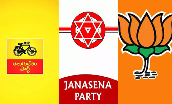 కూటమి నేతల మధ్య కొలిక్కి వచ్చిన సర్దుబాటు చర్చలు